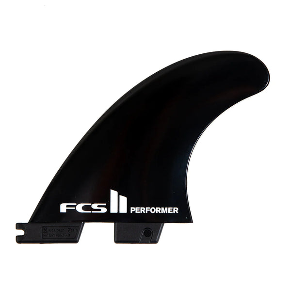 FCS 2 KA PC Tri-Fin Set Black-Acid L - Kolohe Andino Signature Surf Fins For Performance Surfing